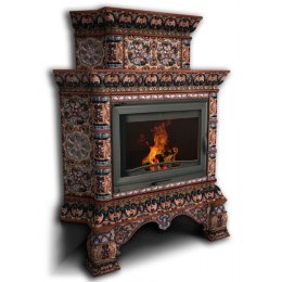 Каминная облицовка КимрПечь Кострома угловая двухъярусная Декабрь